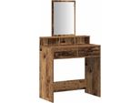 Syfax™ Tavolo Da Trucco Con Cassetto Legno Vecchio 79 X 41 X 140 Cm