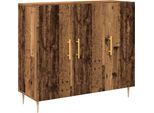 Syfax™ Credenza Legno Vecchio 90 X 34 X 80 Cm Legno Multistrato