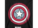 Capitan America - Felpa Con Cappuccio "Ziptone"" Per Bambini TV22704 (116) (Marina)"