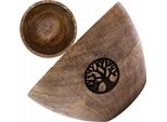 Ciotola Rituale In Legno - Albero Della Vita - 12X7 Cm