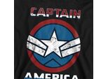 Capitan America - Felpa Con Cappuccio Per Bambini, Pullover TV22743 (152-158) (Navy)
