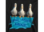 Alla Ricerca Di Nemo - Felpa Con Cappuccio "Mine Mine Mine"" Per Bambini TV22658 (116) (Nero)"