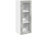 Syfax™ Armadio Pensile Con Porta Grigio Cemento 40 X 31 X 100 Cm