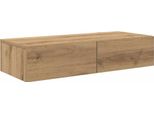 Syfax™ Scaffale A Parete Con Cassetti Rovere 80X33X17 Cm In Truciolato