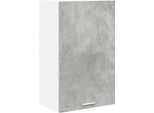 Syfax™ Armadio Pensile Grigio Cemento E Bianco 50 X 31 X 80 Cm