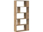 Syfax™ Armadio Per Libri Rovere Artigianale 80 X 24 X 159 Cm