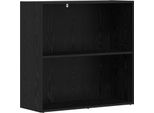 Syfax™ Libreria Rovere Nero 60 X 30 X 76.5 Cm Legno Multistrato