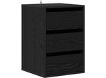 Syfax™ Mobile Con Cassetti Con Cassetto Rovere Nero 41 X 40 X 58 Cm