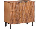 Syfax™ Armadio Per Lavabo Da Bagno Con Porta Marrone 62 X 33 X 58 Cm