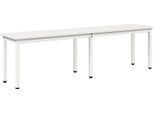 Syfax™ Panchina Bianco 160 X 35 X 45 Cm Pino Massello