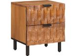 Syfax™ Armadio Da Notte Con Cassetto Marrone 40 X 33 X 46 Cm