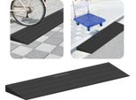 Rampa Di Soglia In Gomma Piena Jayseuw, Rampa Di Accesso 90 X 14 X 1,5 Cm, Rampa Per Sedie A Rotelle, Rampa Di Soglia Antiscivolo Per Porte, Cordoli, Gradini