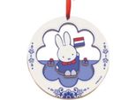 Miffy Ciondolo Natalizio Souvenir In Legno ø7,5 Cm