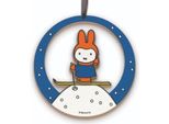 Miffy Ciondolo Natalizio In Legno Winter ø7,5 Cm