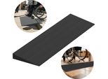 Izrielar Rampa Per Soglie In Gomma Piena, Rampa Di Accesso 90 X 14 X 1,5 Cm, Rampa Per Sedie A Rotelle, Rampa Antiscivolo Per Soglie Di Porte, Cordoli, Gradini
