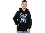 Marvel - Felpa Con Cappuccio Per Bambini, Pullover TV24040 (116) (Nero)