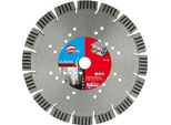 Disco Diamantato Segmentato - D. 125 X Al. 22,23 X Ht. 10 X Sp. 2 Mm - Calcestruzzo Armato, Acciaio - Leman - 55125