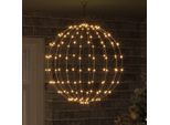 Vidaxl Sfera Con 192 Led Bianco Caldo 59,5 X 59,5 X 63 Cm Metallo