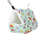 Amaca Verde Invernale Calda Per Criceti Da Appendere, Letto, Casa, Nido Per Piccoli Animali Domestici, Scoiattoli, Alianti Da Zucchero, Conigli, Porcellini D'india