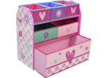 Armadio Contenitore In Legno, 62,5 X 29,5 X 60 Cm