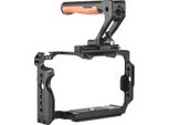 Gabbia Per Fotocamera Con Impugnatura Superiore, In Lega Di Alluminio, Video, Doppio Attacco Cold Shoe, Numerose Filettature Da 1/4 Di Pollice E 3/8, Ricambio Per Sony A7CII A7C2 A7CR A7CM2