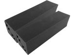 4 Pannelli In Schiuma Acustica Ad Alta Densità 48 X 12 X 12 Cm, Isolamento Acustico, Cintura Bassofonica Ignifuga Per Home Theater E Home Studio
