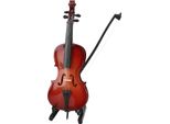 Mini Modello Di Cello In Legno Con Supporto, Strumento A 4 Corde, Regalo, Ufficio Domestico, Decorazione, Regalo Per Gli Amanti Della Musica, 20 Cm