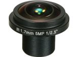 Obiettivo Fisheye Da 1,7 Mm Hd 5,0 Megapixel Supporto 1/2,5" F2.0 Per Telecamera Cctv Ip Panoramica Grandangolare A 180 Gradi"