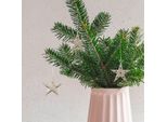 Set Di 3 Ciondoli Natalizi Decorazioni Natalizie | Decorazione Stella In Metallo Ciondolo Argento