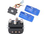 500A 12V Cavo Verricello Magnetico Relè Contattore Telecomando Kit Per 8000Lb-12000Lb Camion Jeep Atv Suv