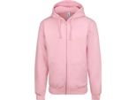 Awdis - Felpa Con Cappuccio E Zip Integrale Da Uomo PC5104 (L) (Rosa Confetto)