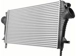 Intercooler Con Alette Saldate In Alluminio 665 Mm - 357 Mm Hella Per Opel Insignia E Altri Modelli