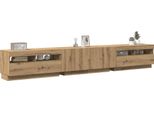 Maison Exclusive - Mobile Porta Tv Con Led Artigianale 260X35X40 Cm Multistrato
