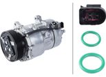Compressore Climatizzatore 12 V Ø 119 Hella Thermo-Expertise Adatto, Tra L'altro, Per Vw Bora