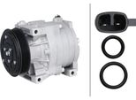 Compressore Climatizzatore 12 V Ø 115 Hella Adatto, Tra L'altro, Per Fiat Punto