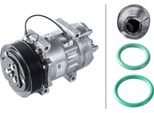 Compressore Climatizzatore 24 V Ø 132 Hella Thermo-Expertise Adatto, Tra L'altro, Per Volvo Fm