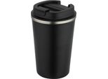 Floso - Bicchiere "Newport"", Acciaio Inossidabile, Doppia Parete, 350 Ml PF4967 (Taglia Unica) (Nero)"