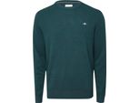 Gant - Felpa Da Uomo, Girocollo, Misto Lana GT11891 (L) (Verde)