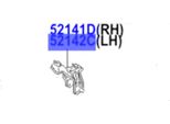 Toyota Corolla Verso Staffa Paraurti Anteriore 52082-13011 Oe