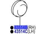 Toyota Fortuner Hilux Tappo Mozzo Anteriore 43514-KK020 Oe