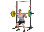 Vevor Power Rack 362,87 Kg Di Carico Massimo, Squat Rack Multifunzionale Per Palestra Domestica, Attrezzo Per Allenamento Della Forza Con Ganci A J Regolabili In 28 Posizioni Per Squat Con Bilanciere, Trazioni Alla Sbarra E Sollevamento Pesi