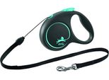Flexi - Guinzaglio Per Cani, Logo VP10710 (XS-3 M) (Nero/Blu)