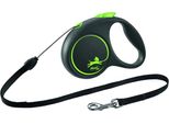 Guinzaglio Flexi Per Cani, Logo VP10710 (XS-5 M) (Nero/Verde)
