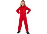 Smiffys - Tuta Da Lavoro, Costume SM3515 (158-164) (Rosso)