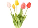Bouquet Di Tulipani Artificiali Di Alta Qualità Per Una Decorazione Elegante Della Casa, 7 Pezzi