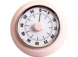 Inf Timer Da Cucina Meccanico - Timer Magnetico Per Cucinare E Cuocere Rosa
