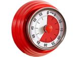 Inf Timer Da Cucina Meccanico - Timer Magnetico Per Cucinare E Cuocere Rosso