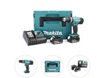 Trapano A Percussione Makita DHP453RFJ Con 2 Batterie Li-Ion 18V 3Ah E Valigetta Makpac