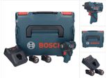 Bosch Professional 06019E0103 Bosch Professional Gdr 12V-115 Akku-Schlagbohrschrauber-Set 12,0 V, Mit 2 Akkus