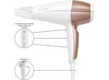Asciugacapelli Profi Care PC-HT 3010 Bianco/Champagne